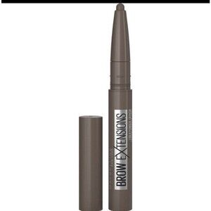 Maybelline Brow Extensions Fiber Pomade Crayon Eyebrow Makeup, Deep Brown
